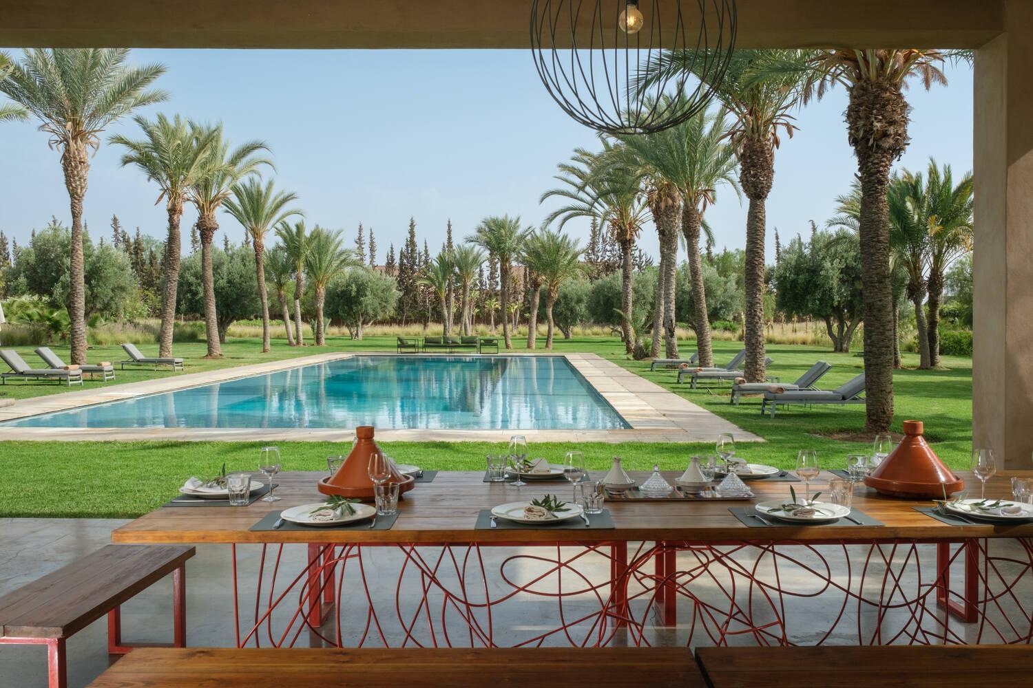 Adnaa - Modern Villa With 2 Pools, Sauna, Hammam, Tennis Court & Home Cinema Douar Caïd Layadi 외부 사진