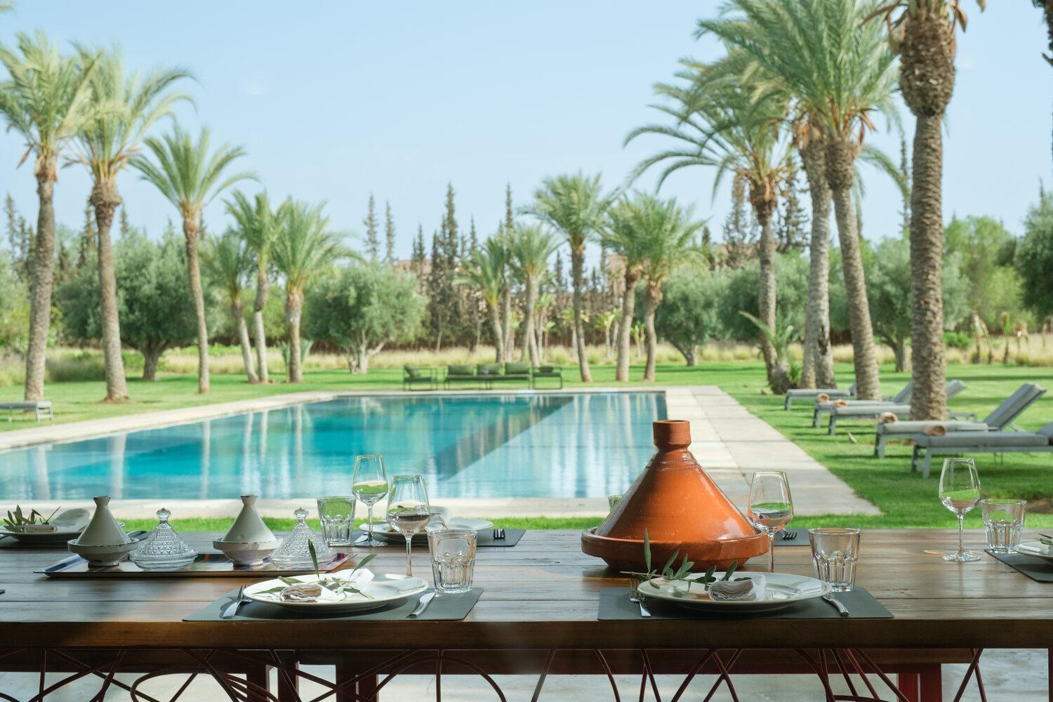 Adnaa - Modern Villa With 2 Pools, Sauna, Hammam, Tennis Court & Home Cinema Douar Caïd Layadi 외부 사진